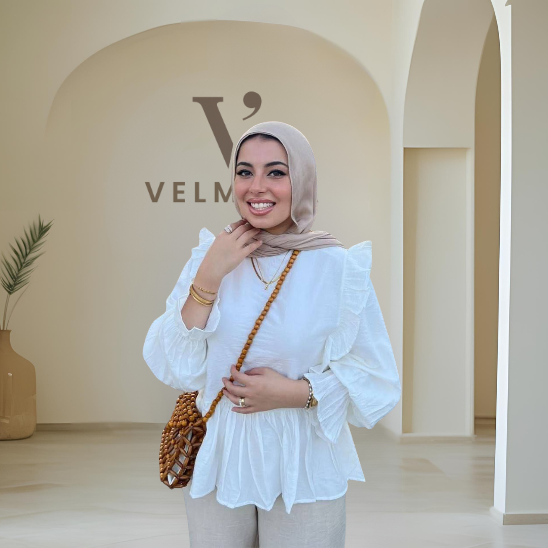 The Ruffle Linen – French Blouse