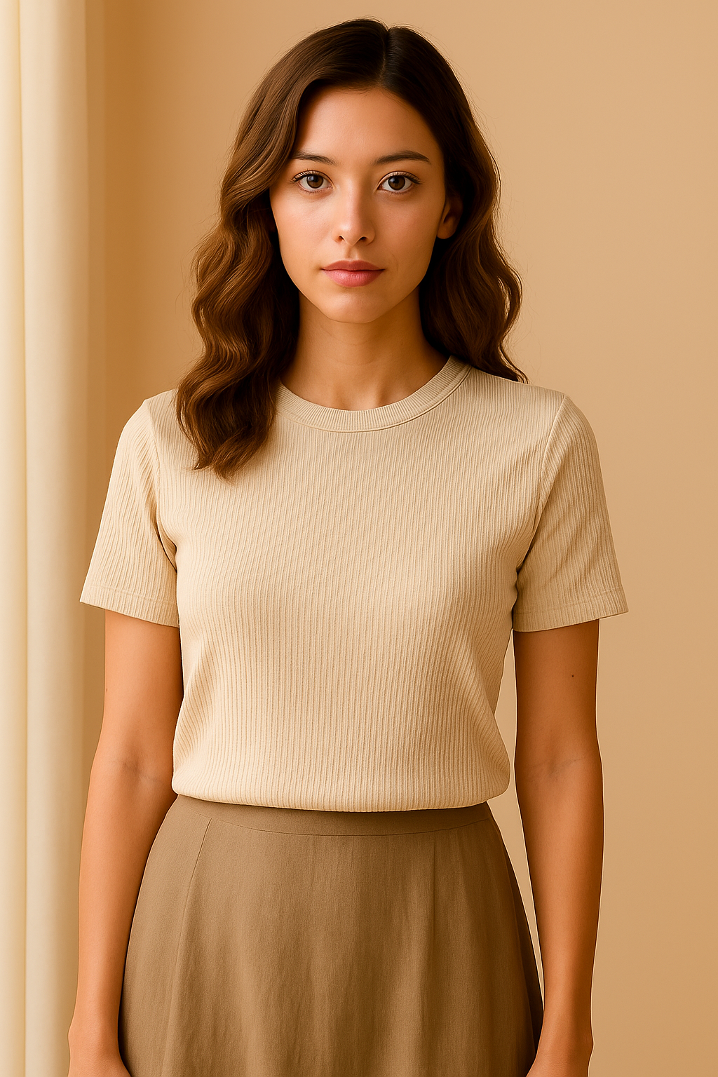 Velmora Basic plain Tee