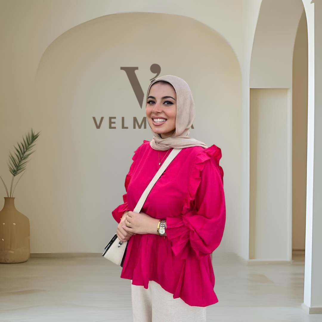 The Ruffle Linen – French Blouse