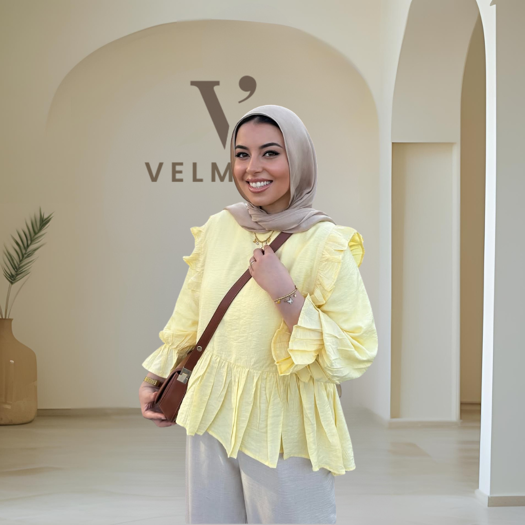 The Ruffle Linen – French Blouse