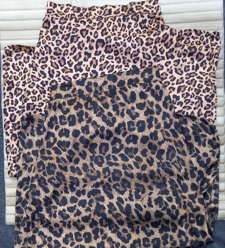 Tiger Satin Skirt