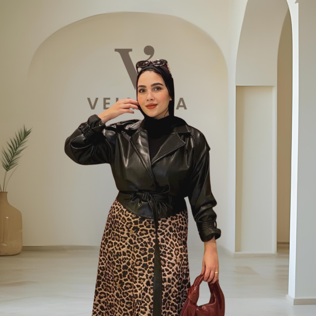 Tiger Satin Skirt