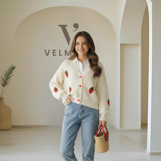 (C) Handmade Knit Cardigan