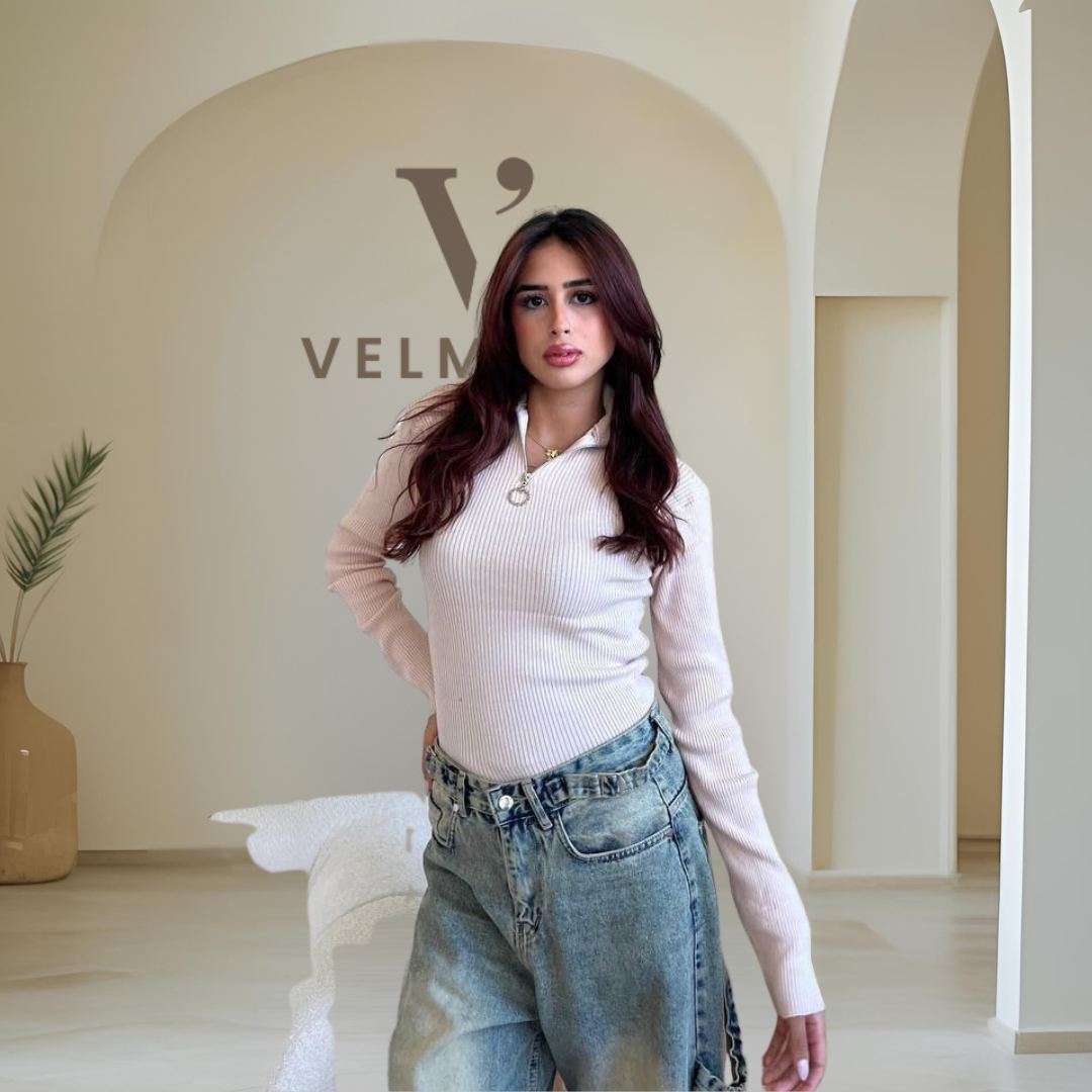 (B) Zipper Knit Basic