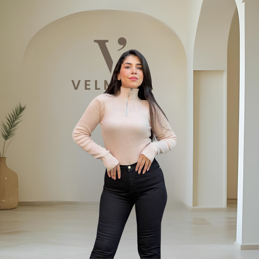 (B) Zipper Knit Basic