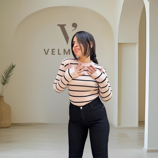 (B) Striped Round Basic