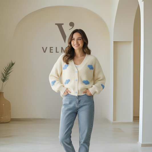 (C) Handmade Knit Cardigan