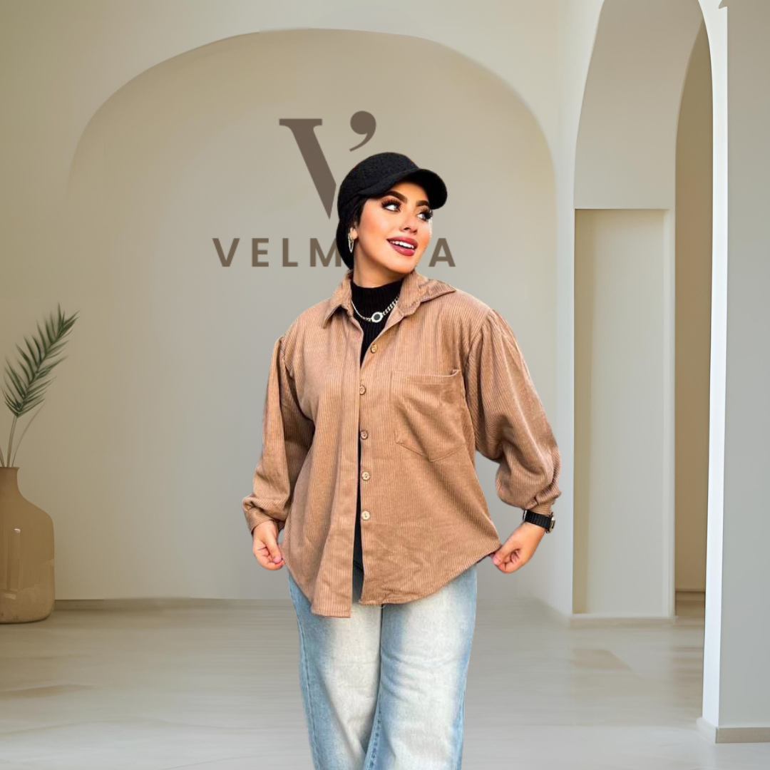 Corduroy Oversized Shirt