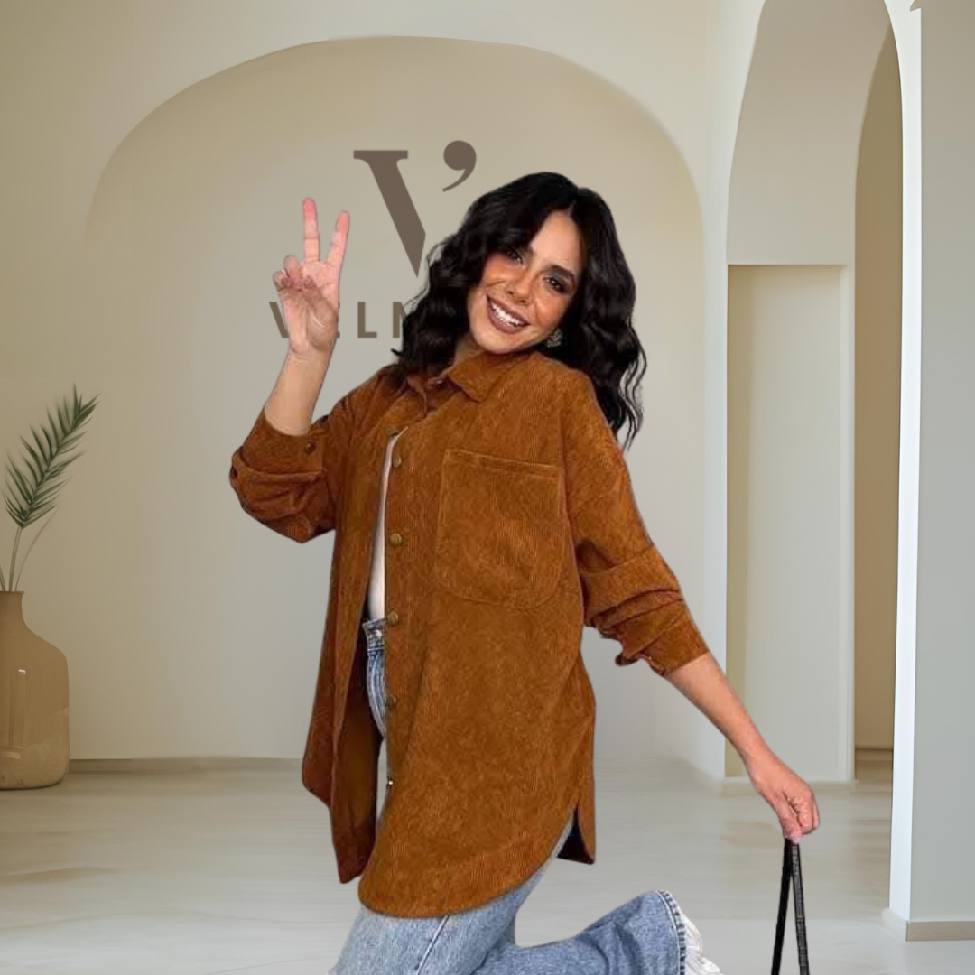 Corduroy Oversized Shirt